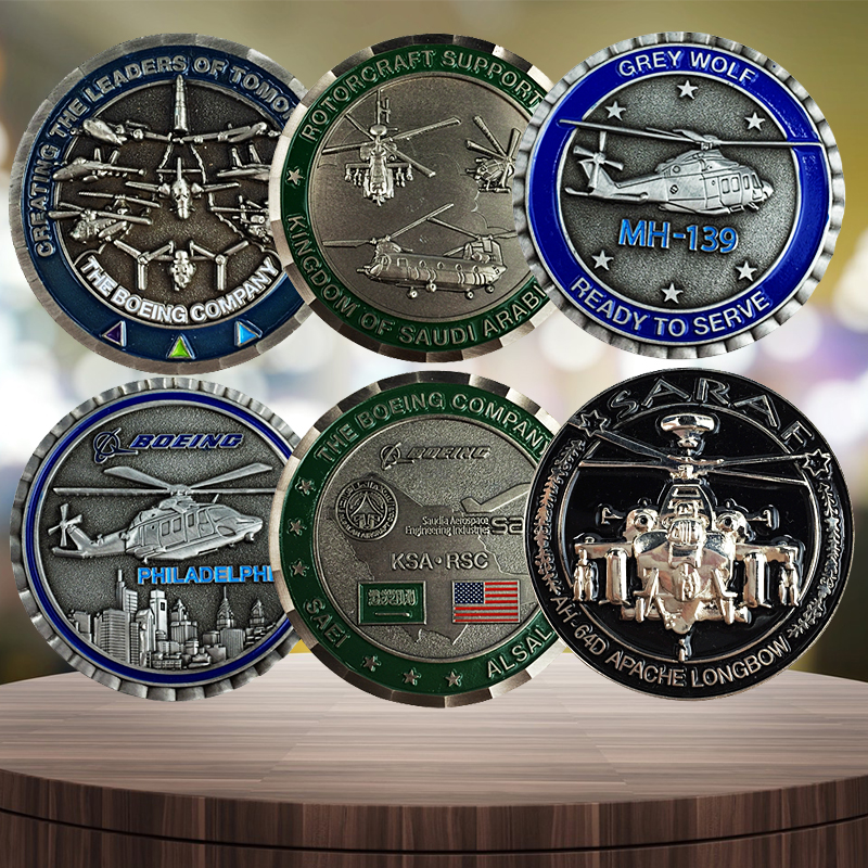 Engraved Enamel Challenge Coins Factory Direct Custom Metal Customized Exclusive Challenge Coins4