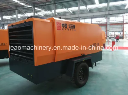 Won China National Inspection-Free Products 18bar Movable Diesel Screw Air Compressor for Water Well Used