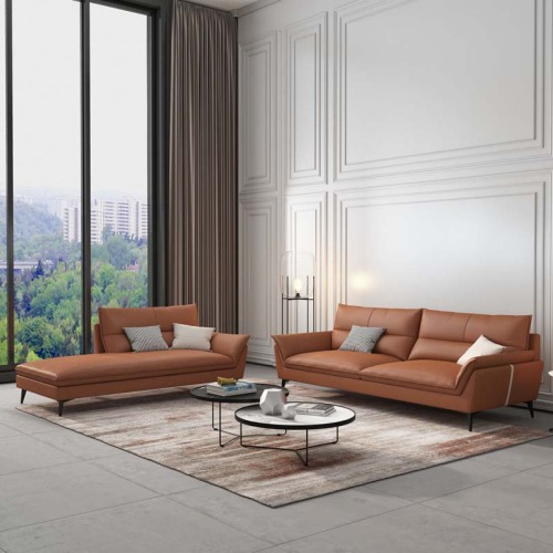 Секционные диваны с изящными ножками