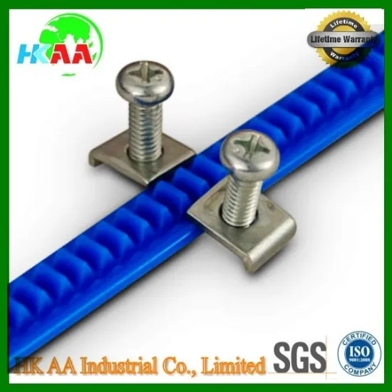 Clamps for flexiracks, stainless steel clamps for nylon flexiracks