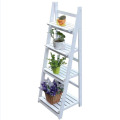 Wooden Flower Shelf Ladder Garden Balcony Outdoor Display