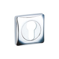 Square Zinc Alloy Escutcheon with Knob