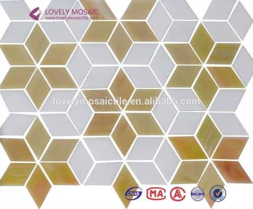 Flower Shaped Mosaic Tile Glass Mosaic Tile for Wall Tiles/TV Background/Floor Tile