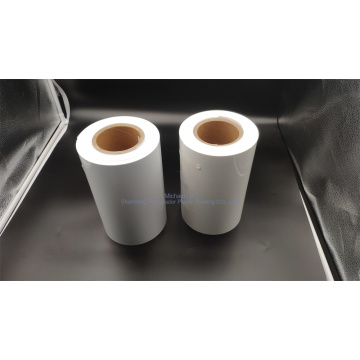 Milky white opaque pvc hard sheet blister thermoforming