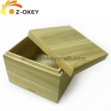 2016 Newest High quality Wood box for gift packing pine wooden materail box with top