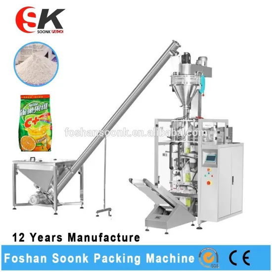 Screw Measuring Powder Packing Machine,Flour Powder Form Fill Seal Machinery (SK-520F)