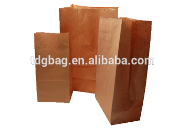take away fast food paper bag