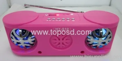 Mini Speaker Plastic Music Player 