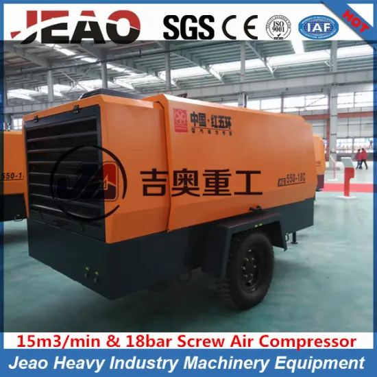 Brand New Style Mining Quarry Portable Diesel Screw Air Compresasor/Road Construction Diesel Screw Air Compressor