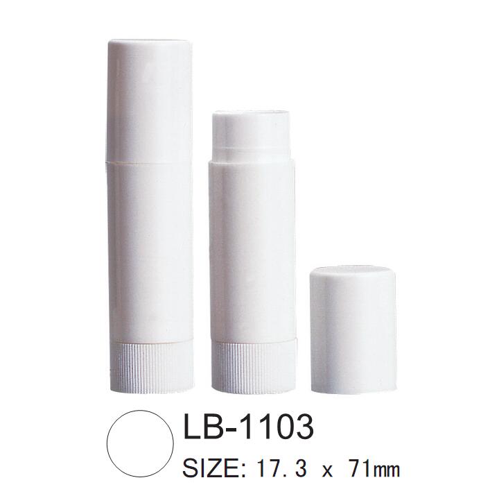 Empty Plastic Lip Balm Tube