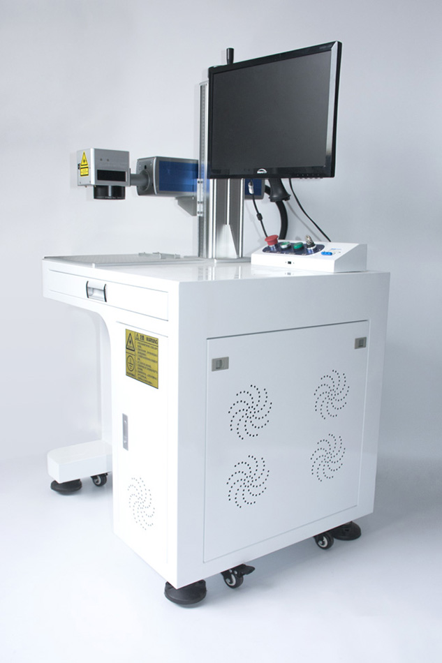 Laserdruckmaschine auf Kunststoff