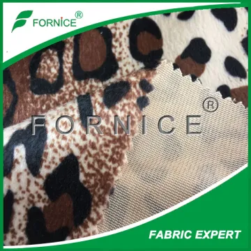 12 years China manufacturer knitted low pile plush fabric