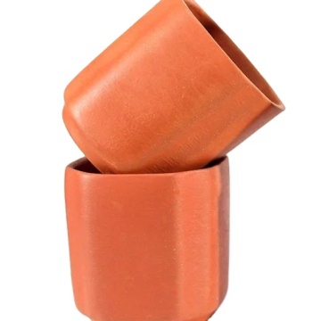 Customized Octagonal Clay Glasses & Reusable Stoneware Mugs