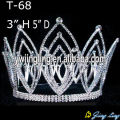 Full Round Rhinestone Pageant Crowns