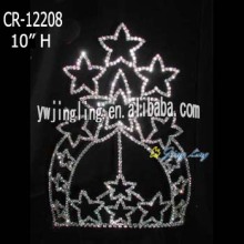 Corona del desfile grande diadema forma de estrella