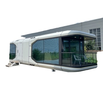 Mobile Container Hotel: Futuristic Capsule House for Touring