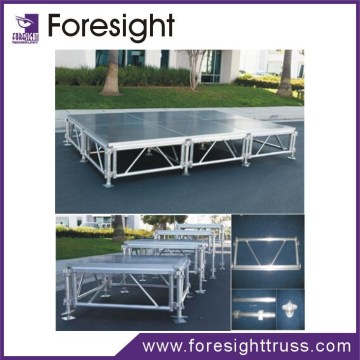 2015 Aluminum portable outdoor concert stage , dance stage on sale