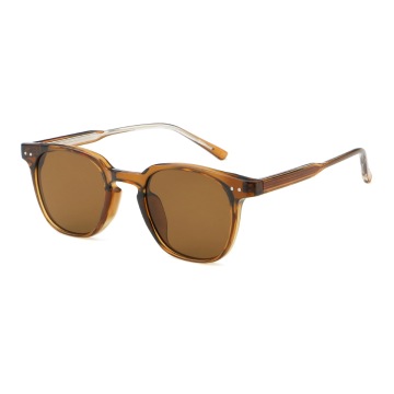 Retro Square PC Frame Polarized Sunglasses Ready Stock