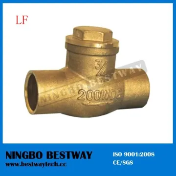 Horizontal Type Lead Free Brass CxC Swing Check Valve