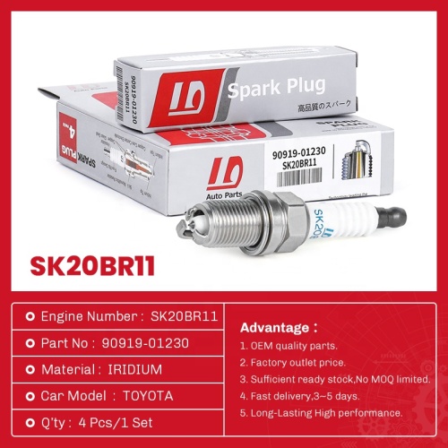 أجزاء المحرك سيارة شرارة التوصيل SK20BR11 لتويوتا