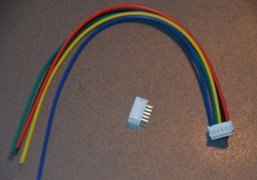 ز 1.5 ملليمتر 5pin أنثى موصل مع سلك