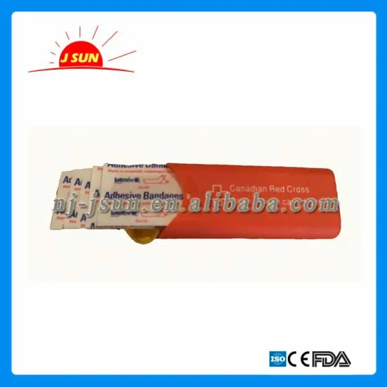 PHARMANCY PROMOTIONAL Plastic Plaster Box adhesive bandage set mini first aid kit band aid label