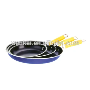 colorful heat resistant aluminum fry pan