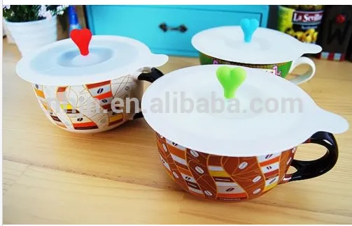 silicoen bowl lid ,mug and cup cover