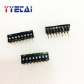 10PCS 2.54mm DIP switch straight black KI-02/KI-03/KI-04/05/KI-06/KI-07/KI-08/KI-09/KI-10 switch coding/toggle DD