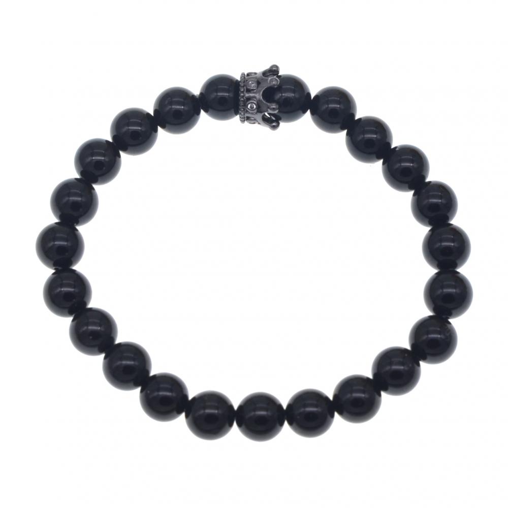 Mode Pas Cher 8MM Couronne Bracelet Pour Hommes Bijoux Charme