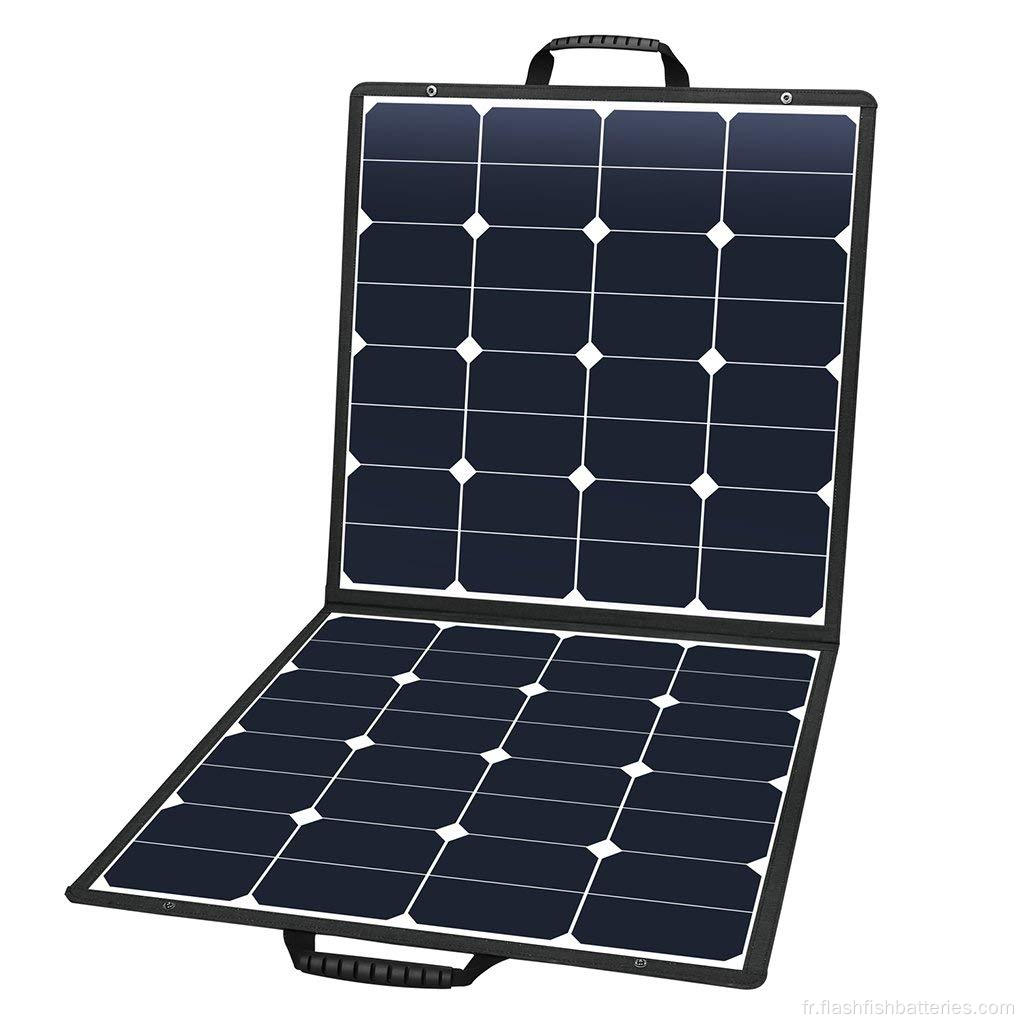 Panneau solaire portable 50W pour téléphone portable pour ordinateur portable