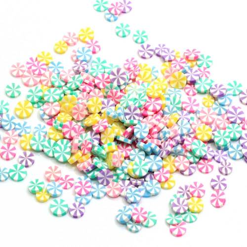 Factory Price 5mm Candy Polymer Clay Simulation Food Slices DIY Decor Party Christmas Girls Nail Art Craft Slime Filler