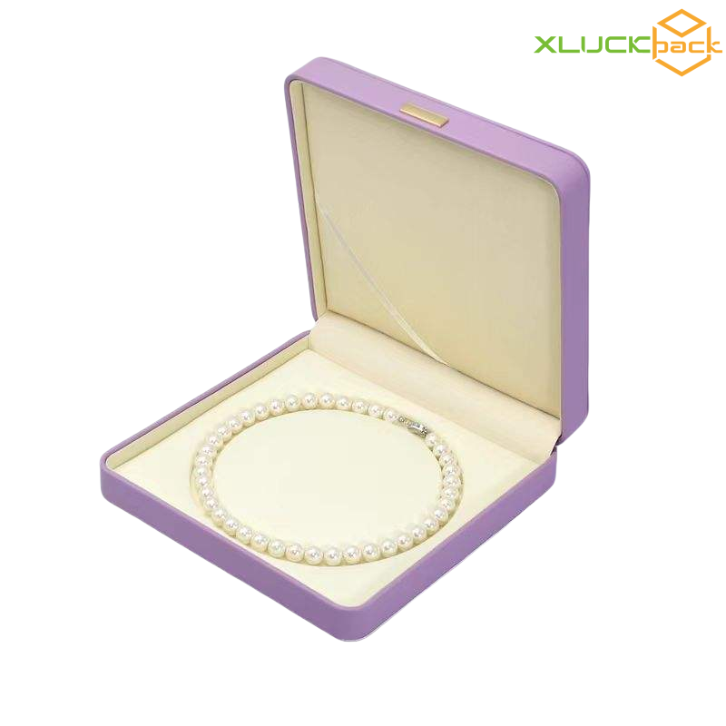 Purple romantic customized simple many choices jewellery box