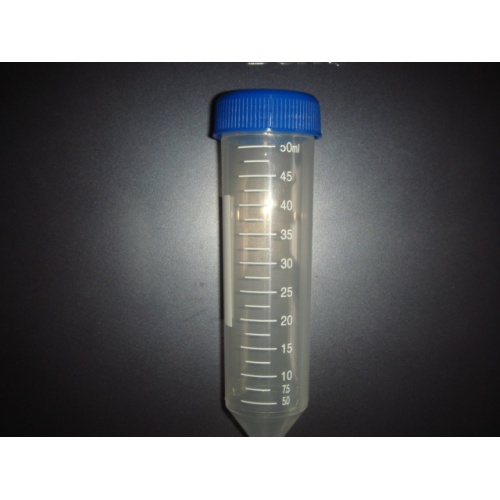 Conical bottom without self-standing plastic centrifuge tube