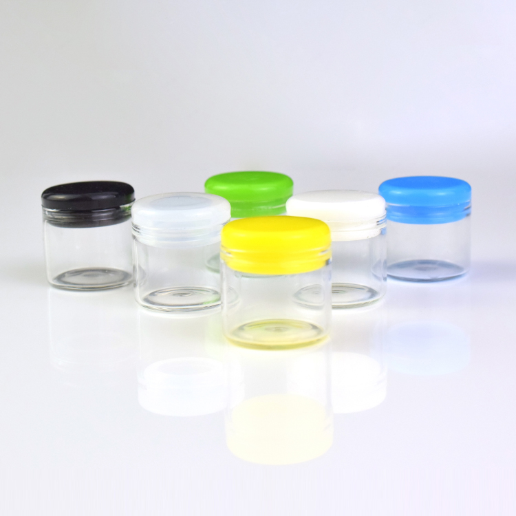Personalized luxury colored glasss jar customize