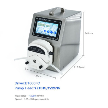 BT600FC Peristaltic Pump Filling Machine for Small Batch Liquid Filling (0~2.2L/min) - Medical Drugs and Cosmetics