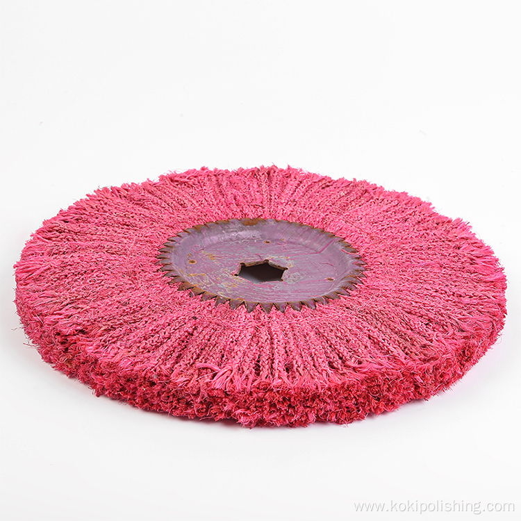 Red Sisal wheel polishing wheel