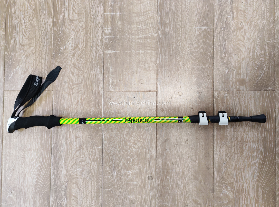 Carbon Fiber Trekking Poles – Lightweight Collapsible Hiking Poles, Shock-Absorbent Walking Sticks