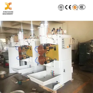 Automatische horizontale Widerstandsnahtschweißmaschine mit flexibler und gerader Schiene