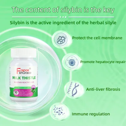 Organic Milk Thistle Supplement Supprort Liver Function