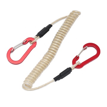 High Quality 50KG TPU Aramid Fiber Coil Lanyard