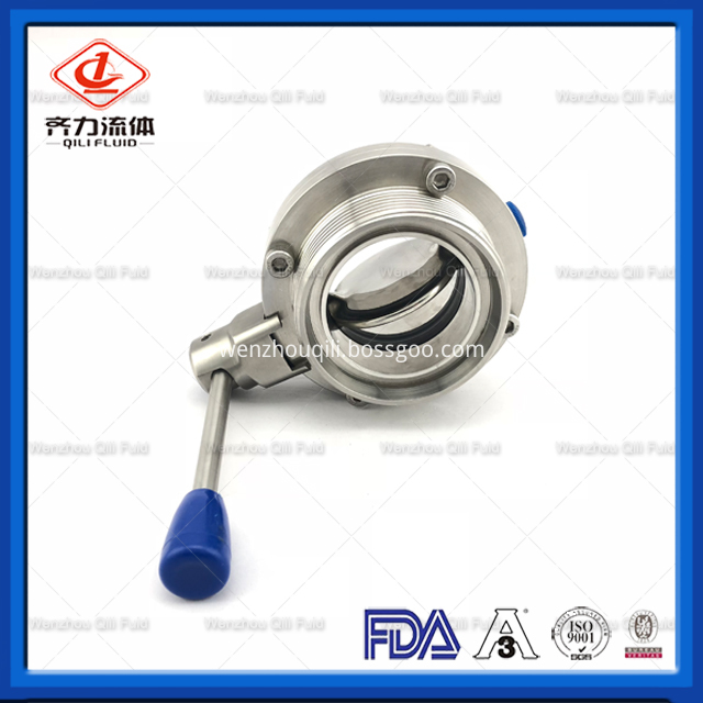Sanitary Stainless Steel Butterfly Valve 13
