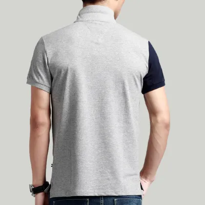 Custom Clothing 100% Organic Cotton Polo T Shirt For Men Clothing
