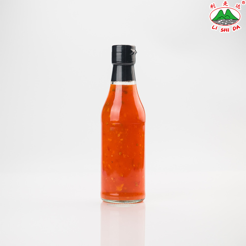 OEM di salsa di peperoncino dolce tailandese da 250 ml in vetro