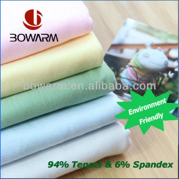 High Quality 94% Tencel 6% Lycra Knitted Jersey Fabric