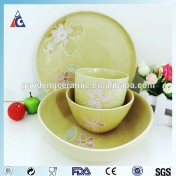 4pcs ceramic dinnerware set