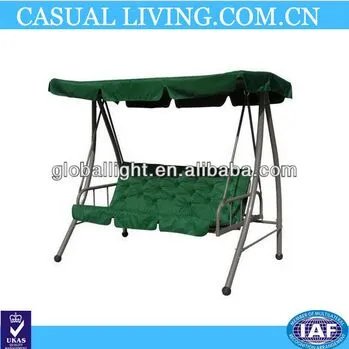 Patio Garden Swing Chair 3 Seats Outdoor Furniture