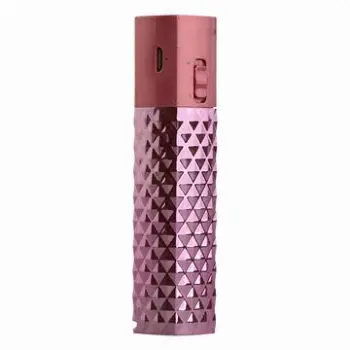 Lipstick-shaped Mobile Power Bank for iPod with LED Torch Light, 2,000mAh Capacity
