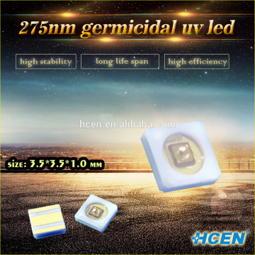 275nm 280nm germicidal uvc led for uv sterilization