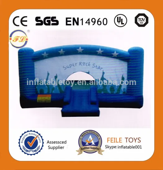 Super rock star inflatable mini bouncer,inflatable home used bouncer,inflatable nylon bouncer